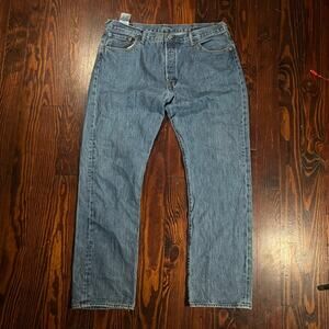 LEVI'S 501 40x31 Vintage Button Fly Jeans Medium Wash Straight Leg Classic